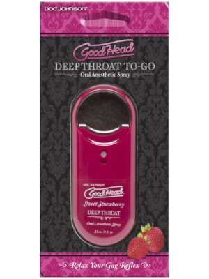 goodhead to go deep throat spray sweet strawberry goodhead to go deep throat spray sweet strawberry