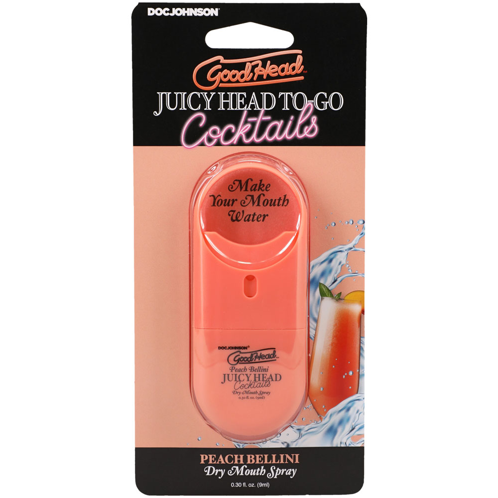 goodhead juicy head cocktails dry mouth spray to go peach bellini goodhead juicy head cocktails dry mouth spray to go peach bellini