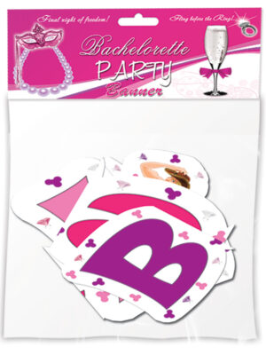 bachelorette party letter banner