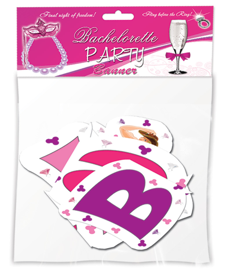 bachelorette party letter banner