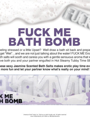 fuck me bath bomb jasmine