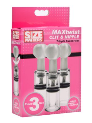 max twist clit and nipple triple sucker set