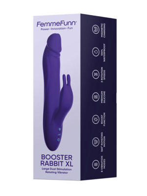 booster rabbit xl dark purple