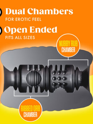 rize grasp self lubricating stroker black rize grasp self lubricating stroker black