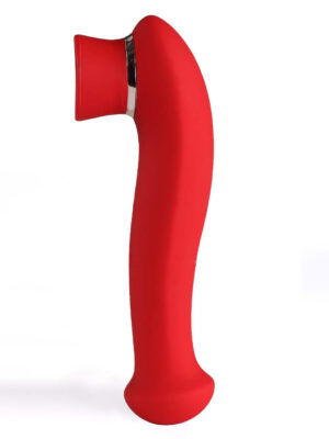 destiny 15 function rechargeable vibrating suction wand cherry red