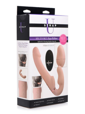 world's 1st remote control inflatable ergo fit strap on flesh world's 1st remote control inflatable ergo fit strap on flesh