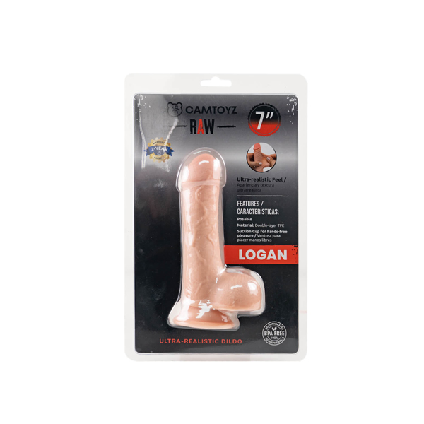 raw dildo ultra realistic logan light