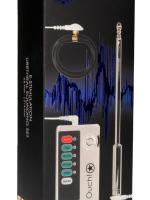 e stimulation urethral sounding set silver