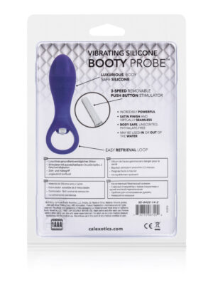 vibrating silicone booty probe