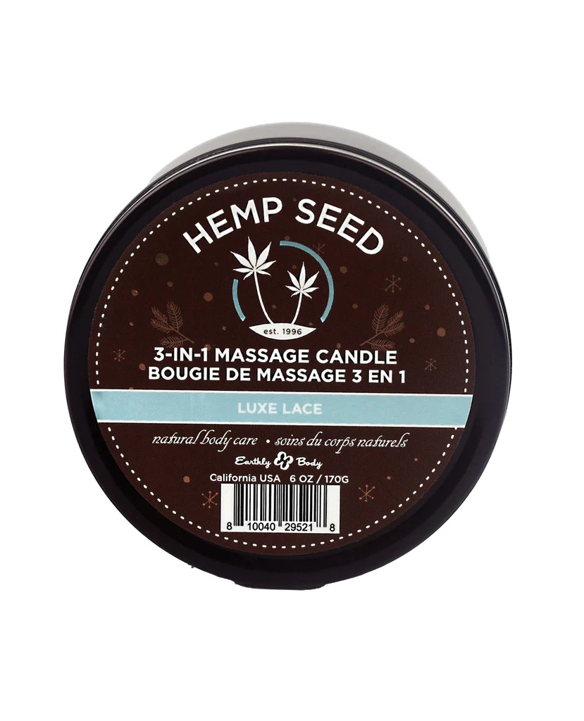 3 in 1 massage candle 6 oz. luxe lace