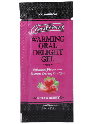 goodhead warming oral delight gel strawberry 0.24 oz bulk