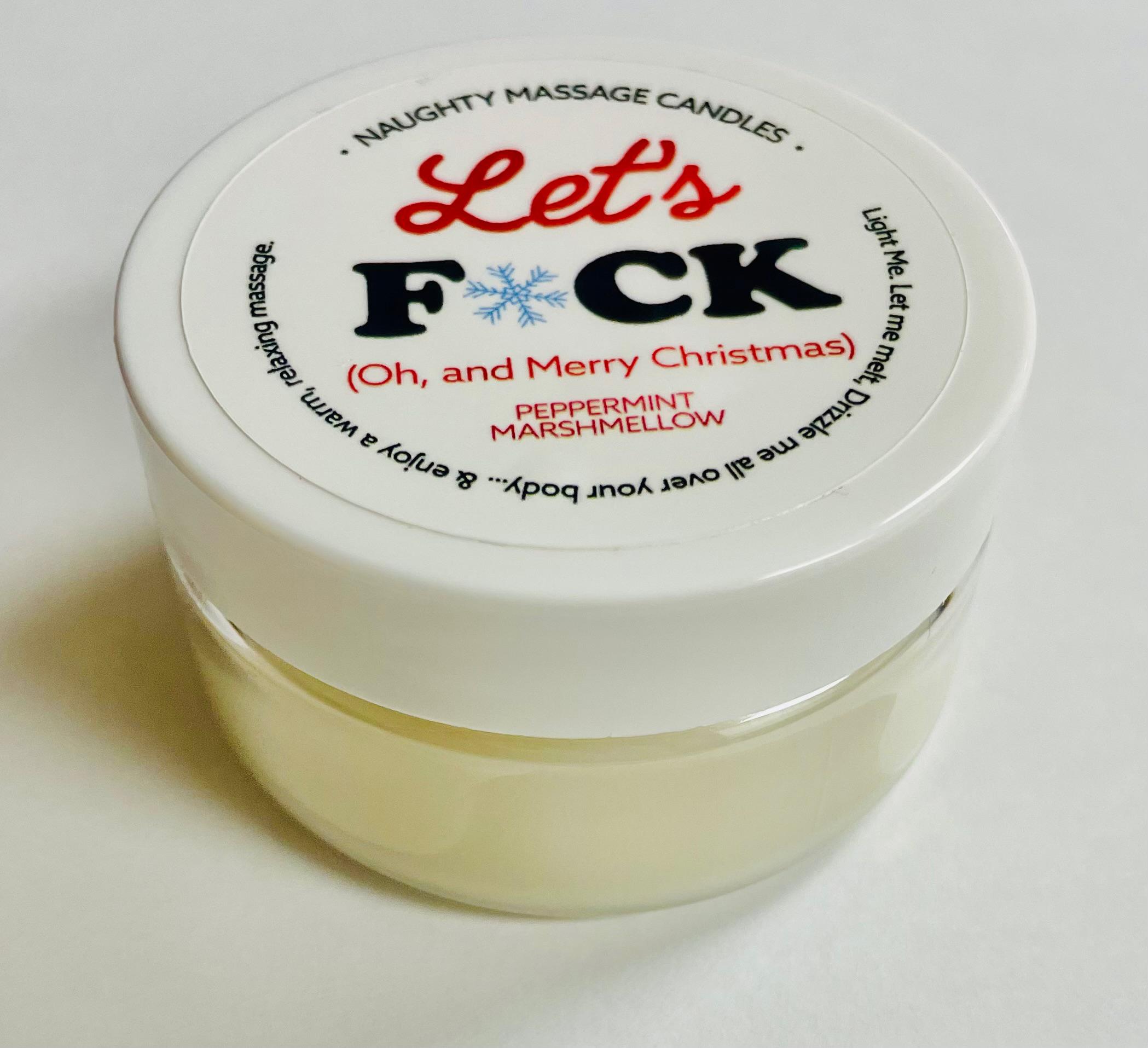 let's fuck massage candle peppermint marshmallow 1.7 oz let's fuck massage candle peppermint marshmallow 1.7 oz