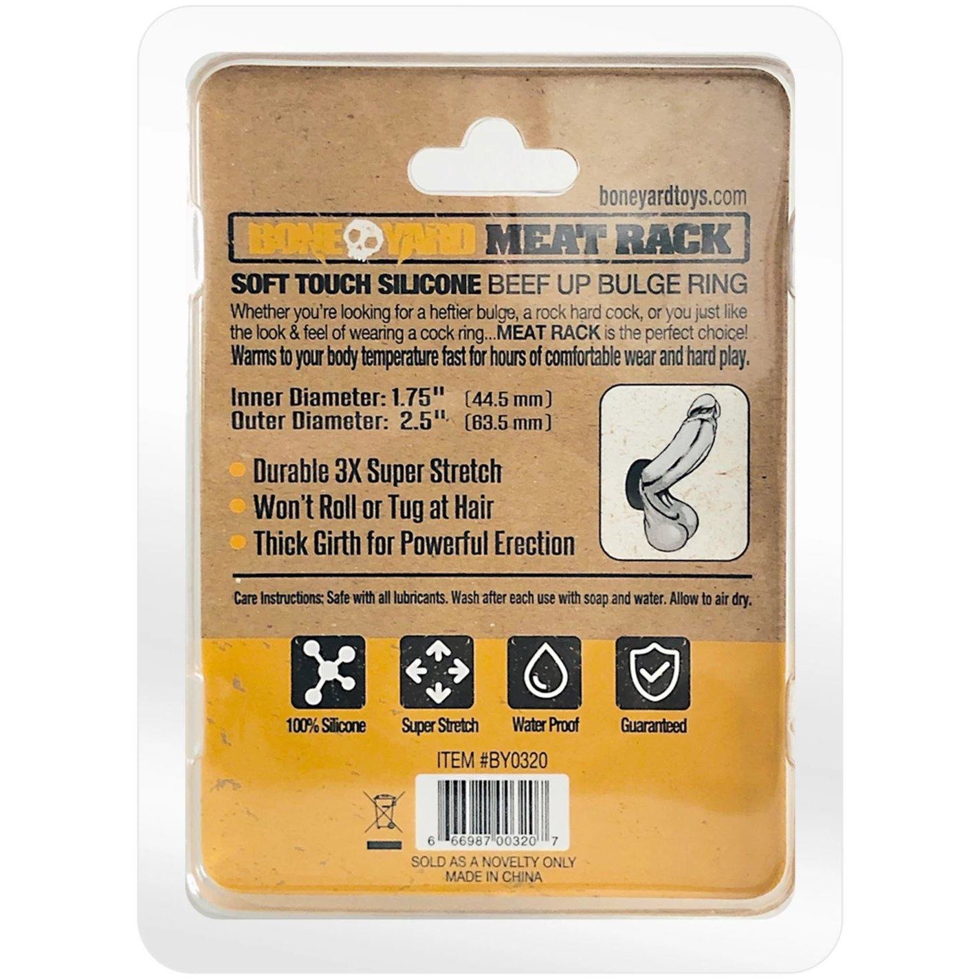 meat rack cock ring black meat rack cock ring black