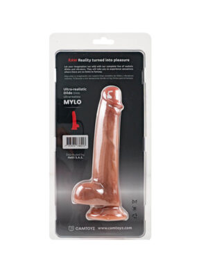 raw dildo ultra realistic mylo brown