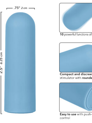 turbo buzz rounded mini bullet blue