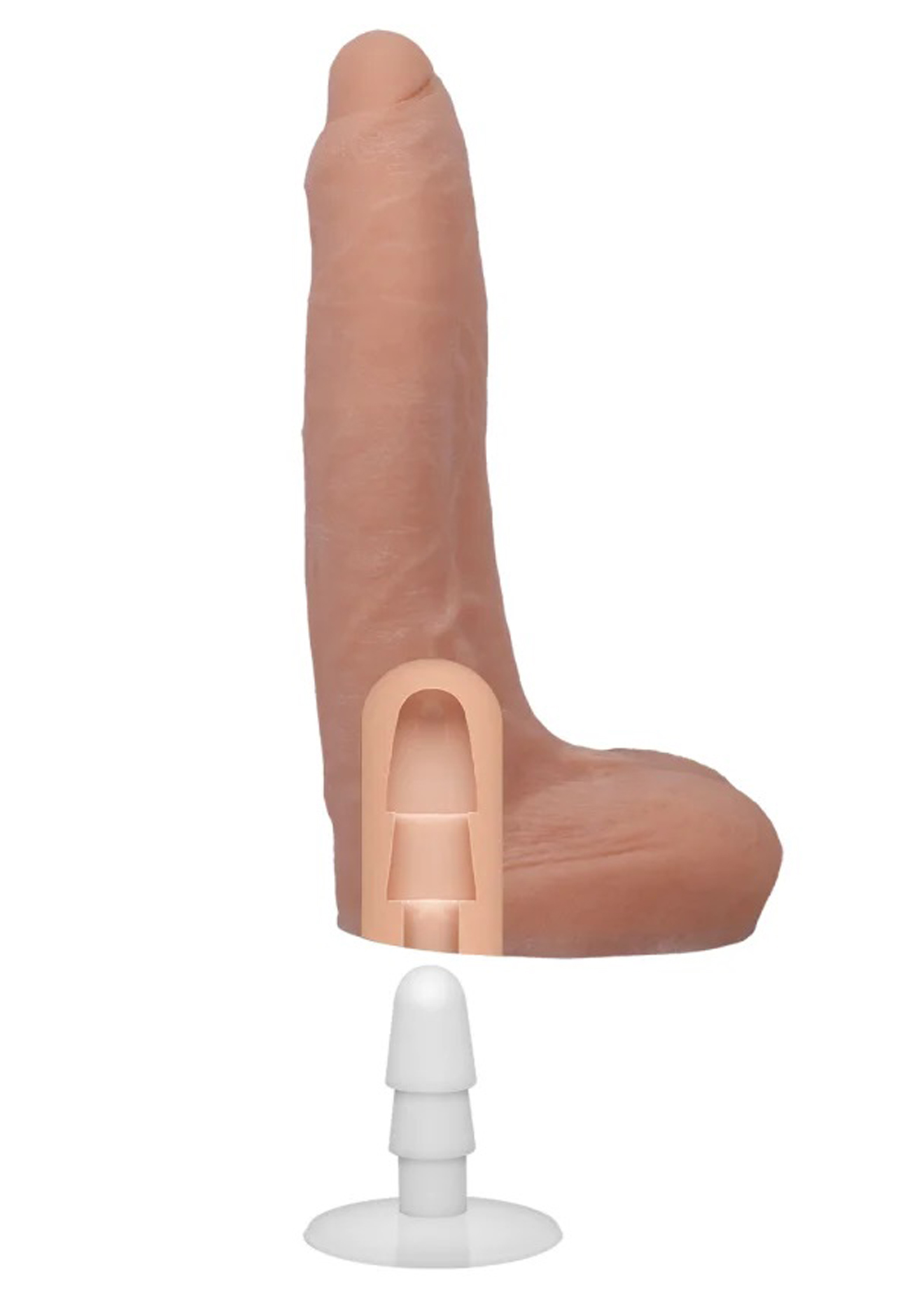 signature cocks owen gray 9 inch ultraskyn cock with removable vac u lock suction cup skin tone