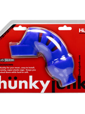 hunkyjunk lockdown chasity packer cobalt hunkyjunk lockdown chasity packer cobalt