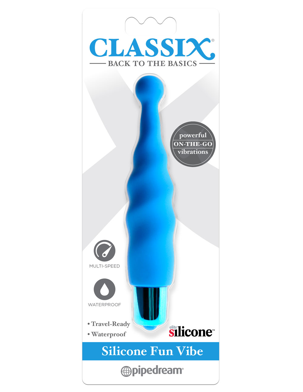 silicone fun vibe blue