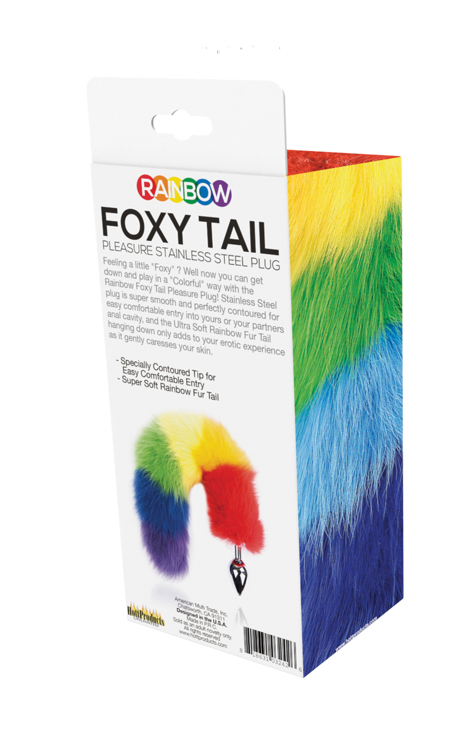 rainbow foxy tail