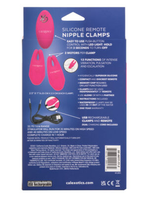 silicone remote nipple clamps pink silicone remote nipple clamps pink