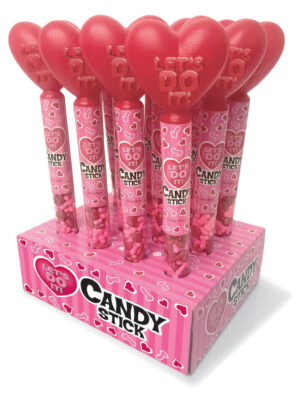 let's do it candy stick display 12 count