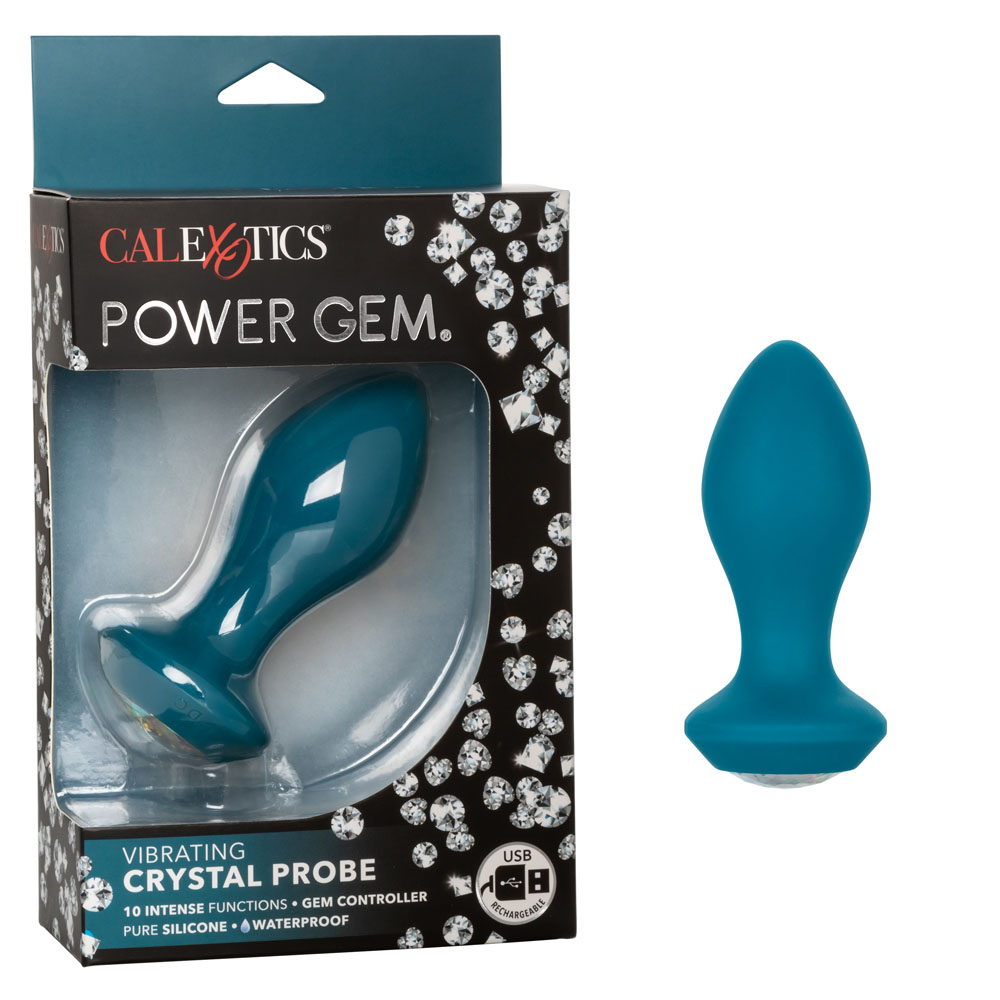 power gem vibrating crystal probe blue