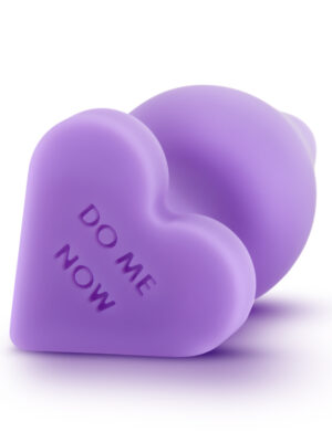 naughty candy heart do me now purple