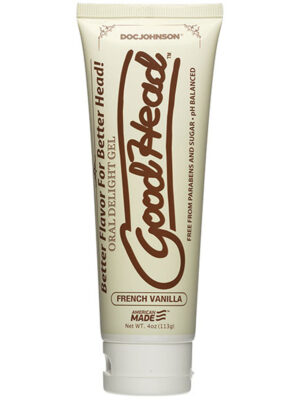 goodhead oral delight gel 4 oz tube french vanilla