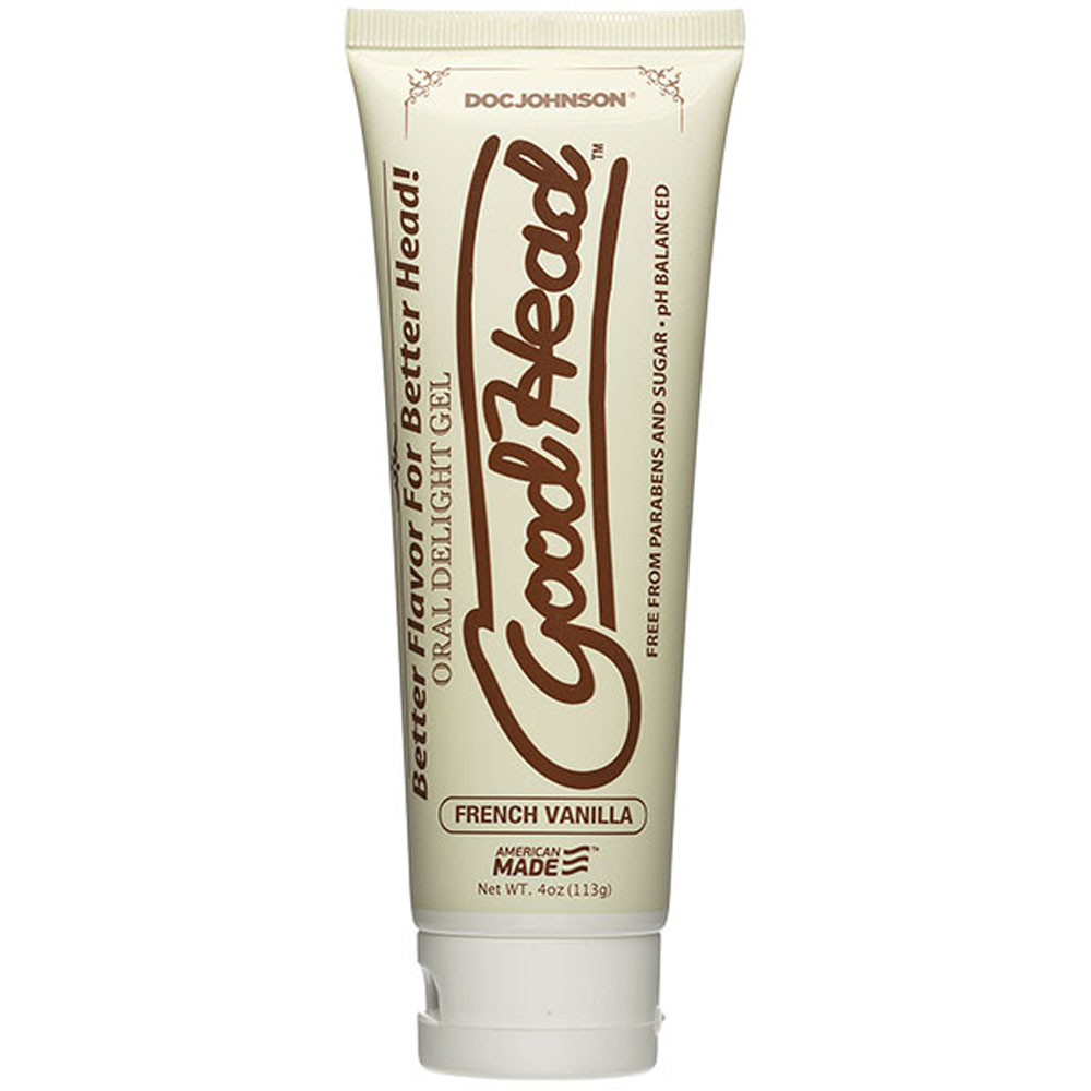 goodhead oral delight gel 4 oz tube french vanilla