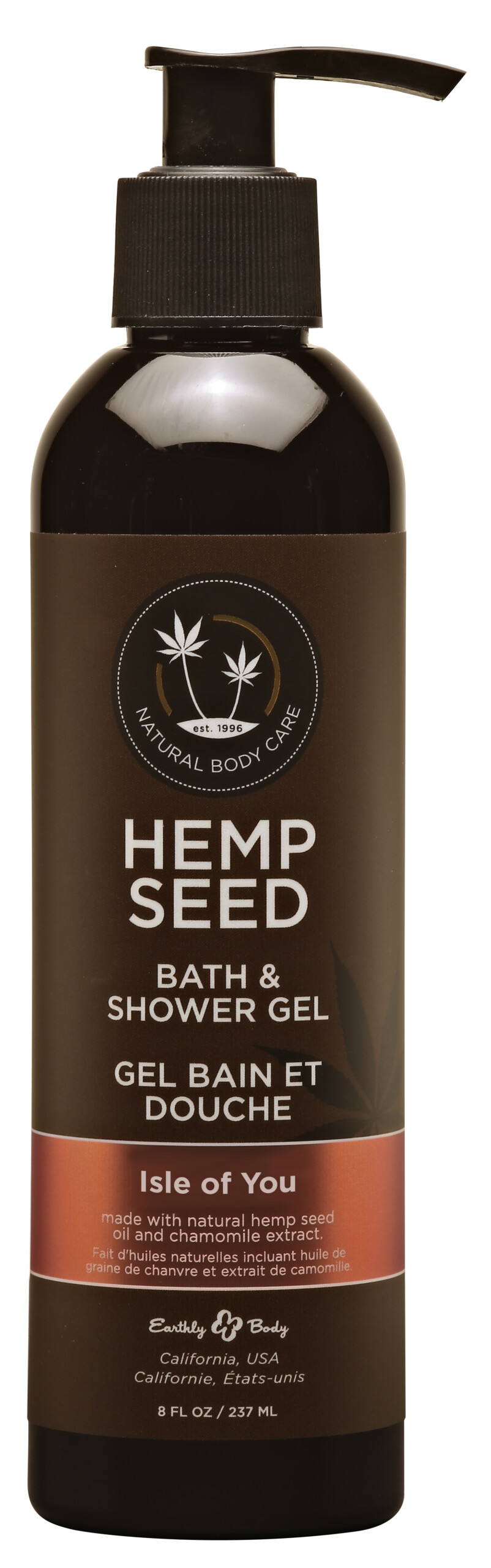 hemp seed bath and shower gel isle of you 8 oz./ 237ml