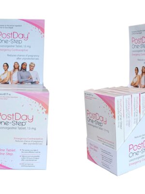 postday one step single pack display 6ct
