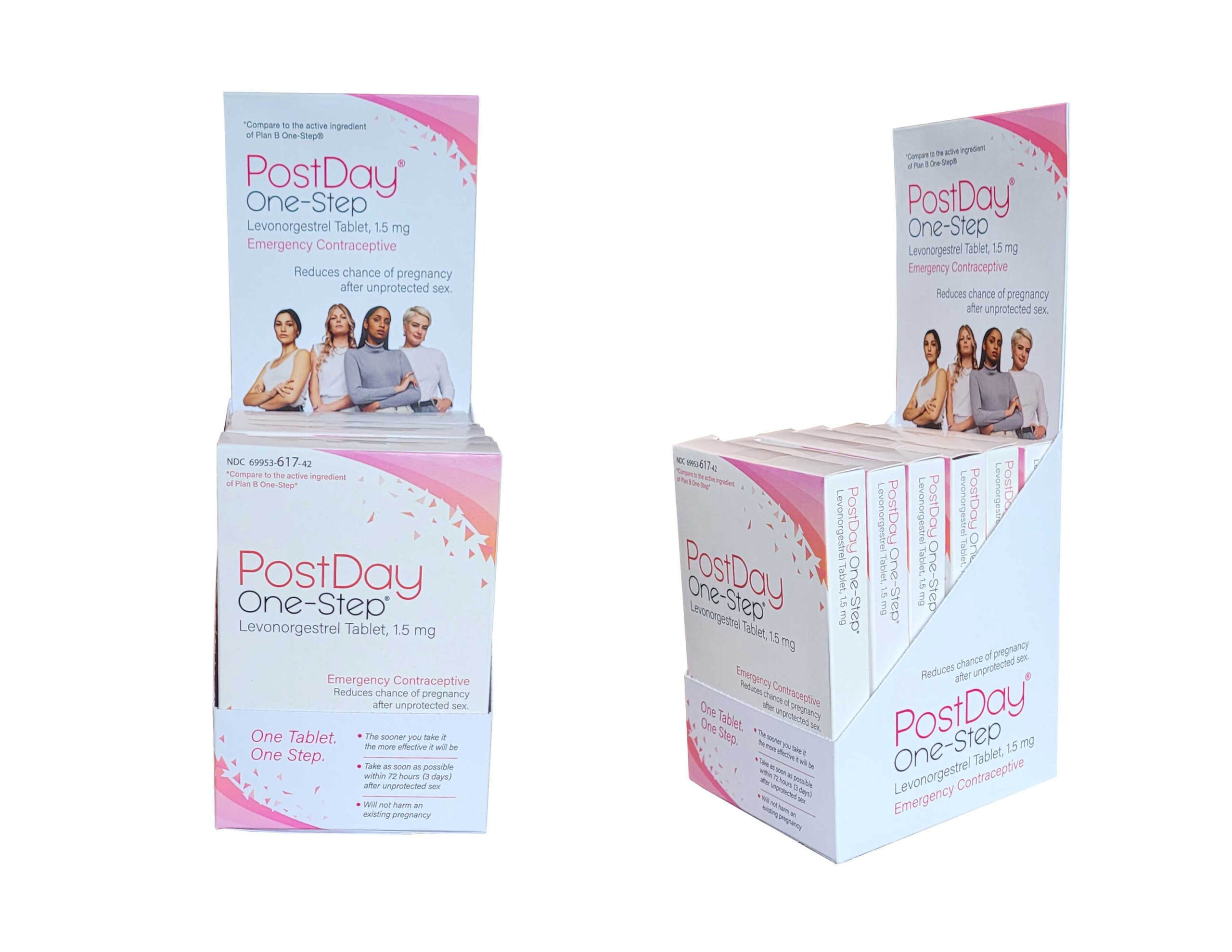 postday one step single pack display 6ct
