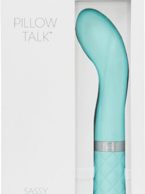 pillow talk sassy g spot vibe with swarovski crystal teal