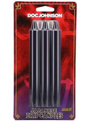 japanese drip candles 3 pack black japanese drip candles 3 pack black
