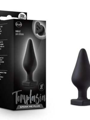 temptasia spank me butt plug black