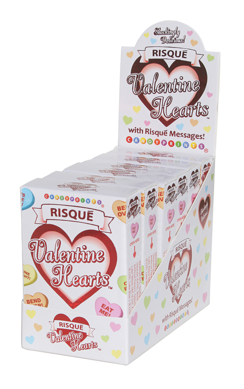 risque valentine's candy 6 count display