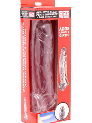 realistic clear penis enhancer and ball stretcher realistic clear penis enhancer and ball stretcher