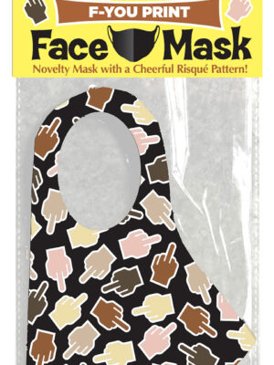 super fun f you finger mask