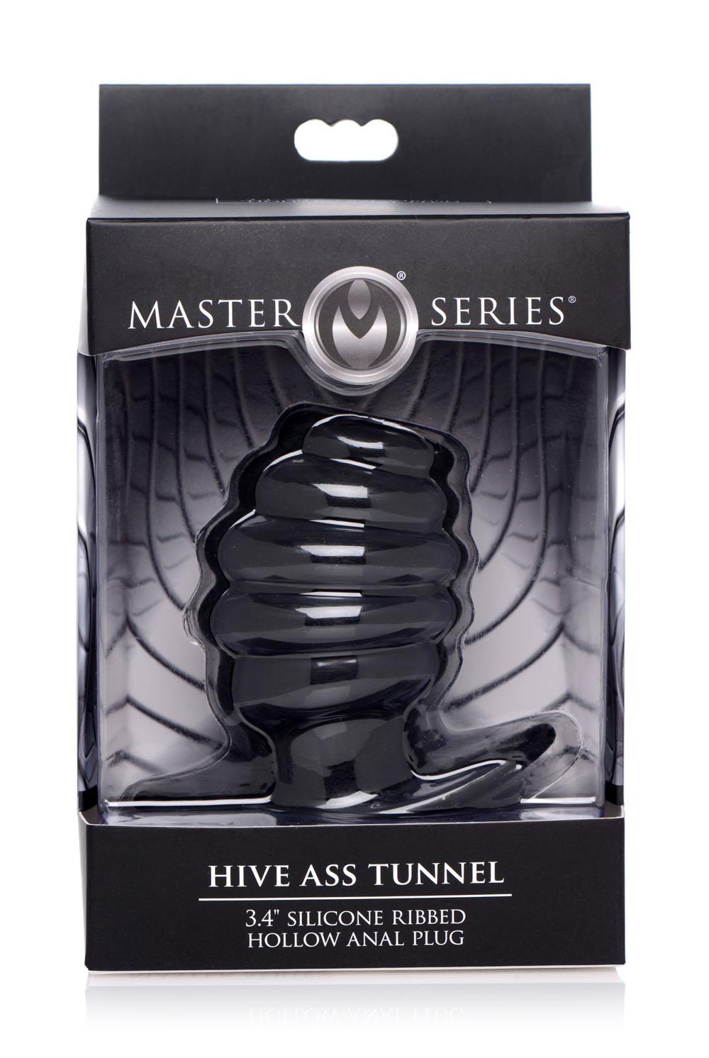 hive ass tunnel silicone ribbed hollow anal plug medium hive ass tunnel silicone ribbed hollow anal plug medium