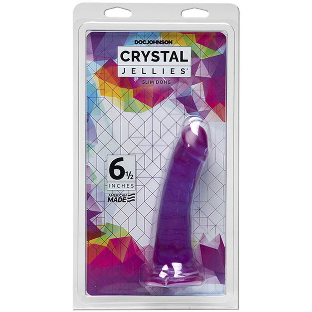 crystal jellies 6.5 inch slim dong crystal jellies 6.5 inch slim dong