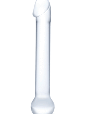 7 inch realistic head glass dildo