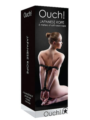 japanese rope 5 meters of soft nylon rope black japanese rope 5 meters of soft nylon rope black