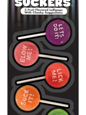 sassy sucker 5 fruit flavored lollipops