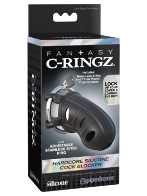 fantasy c ringz hardcore silicone cock blocker