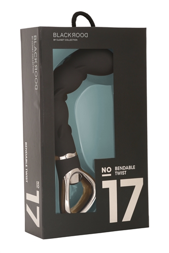 no. 17 power contour vibrator ribbed black
