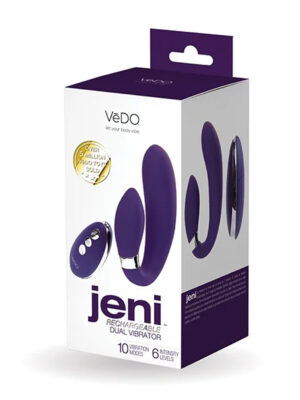 jeni c shaped dual motor vibe with remote purple jeni c shaped dual motor vibe with remote purple