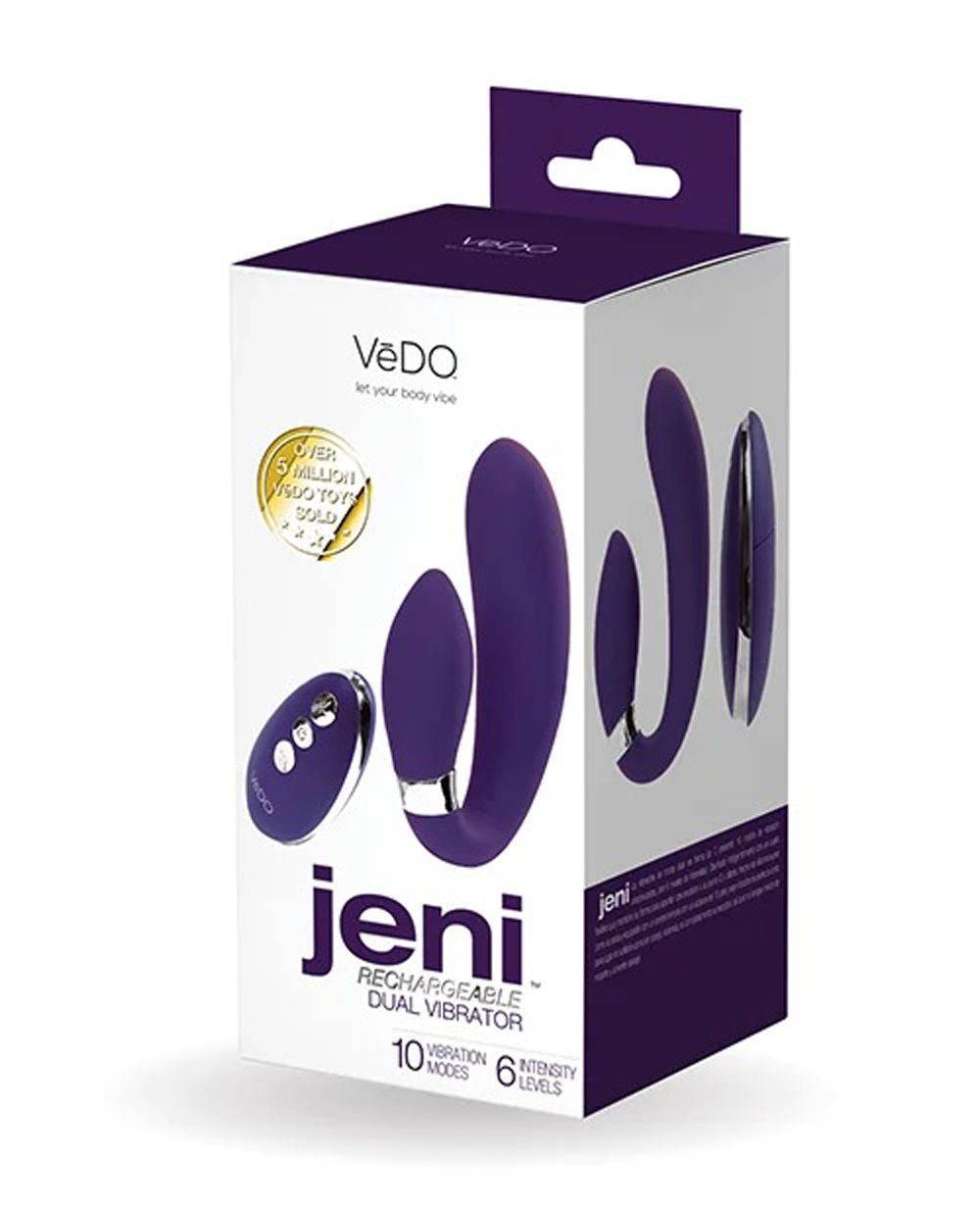 jeni c shaped dual motor vibe with remote purple jeni c shaped dual motor vibe with remote purple