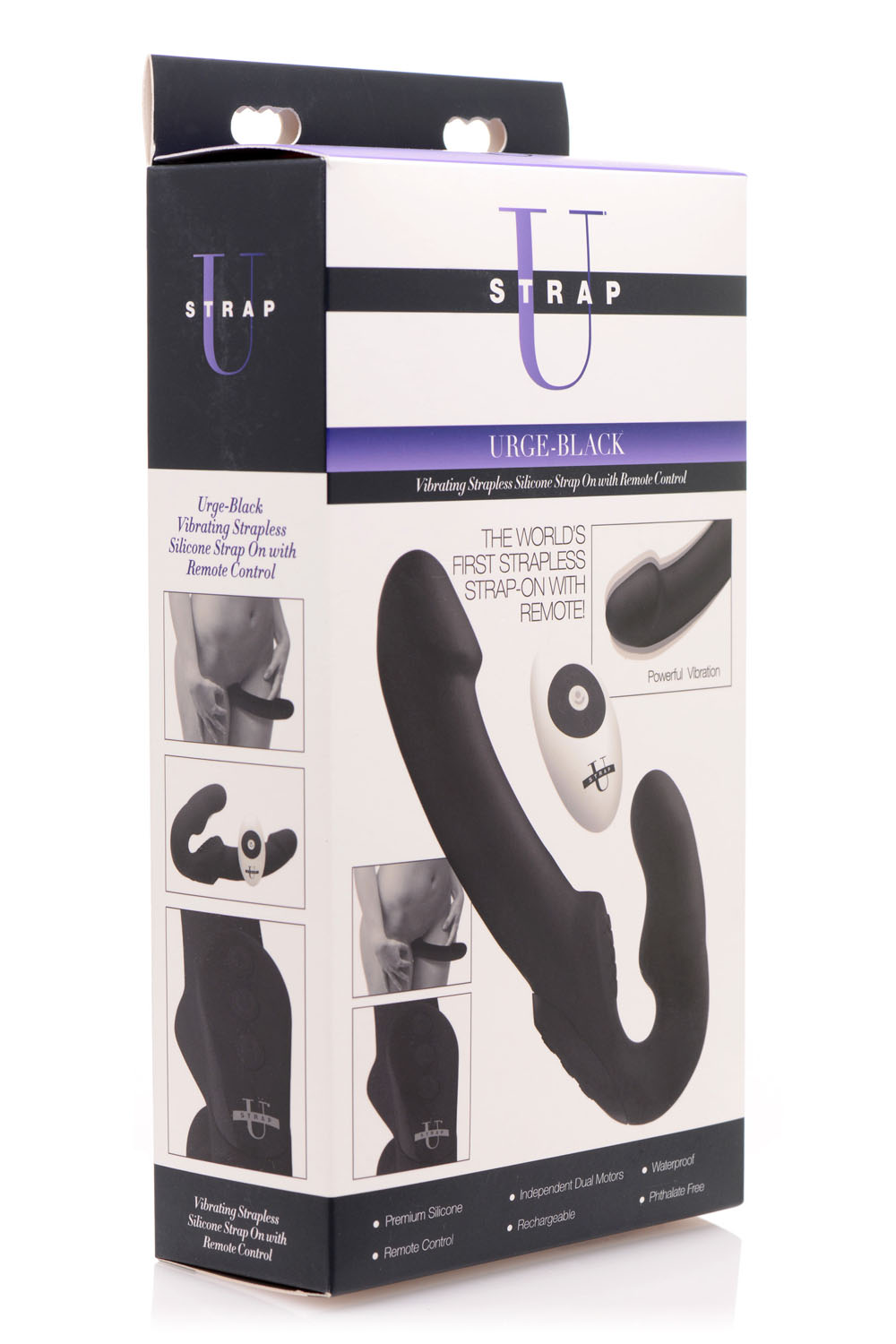 urge silicone strapless strap on with remote black urge silicone strapless strap on with remote black