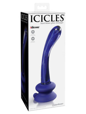 icicles no. 89 with silicone suction cup blue icicles no. 89 with silicone suction cup blue