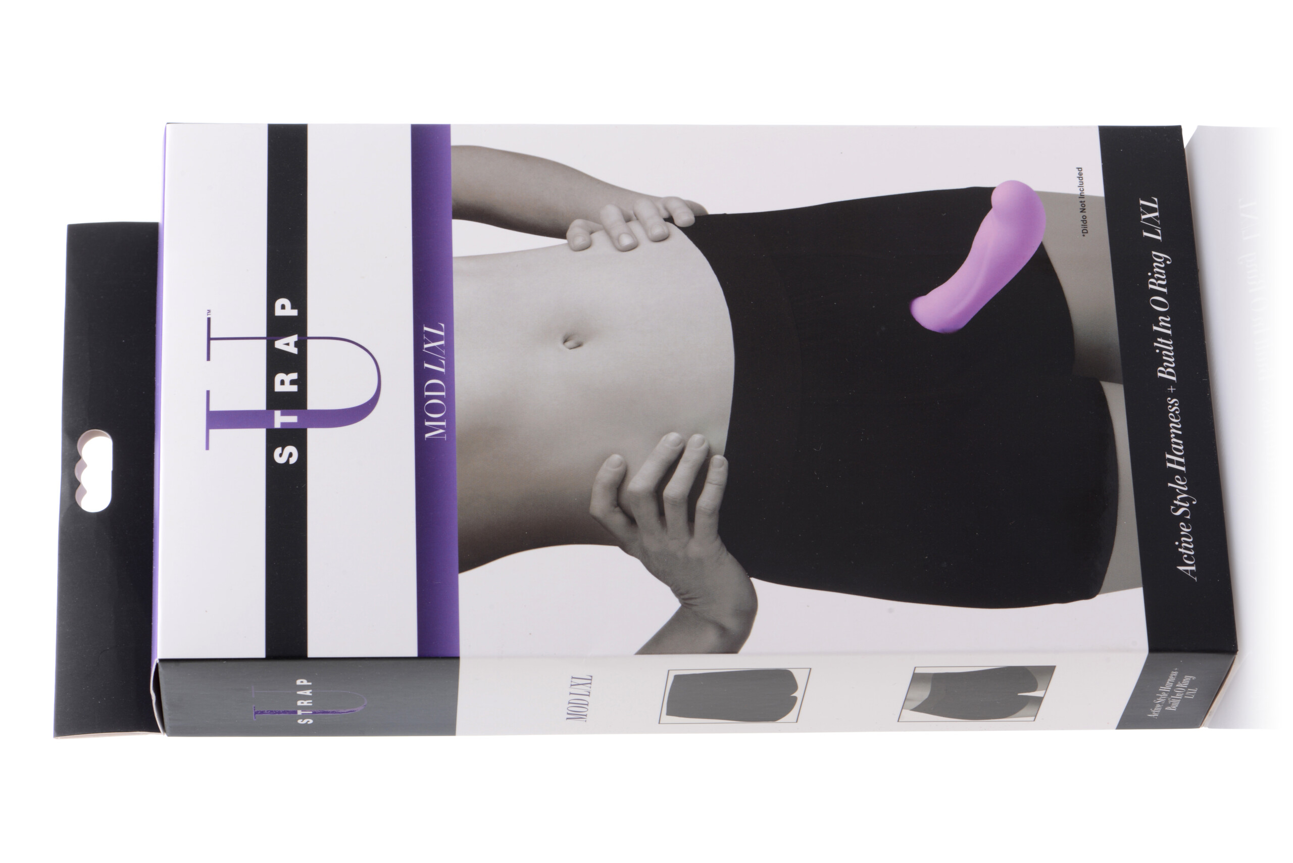 mod active style harness and built in o ring l/ xl black